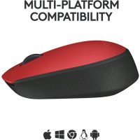 Logitech M170 Wireless Mouse-Red-a