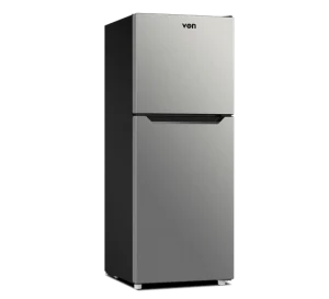 Von VART-25NHS Double Door Fridge 220L - Silver