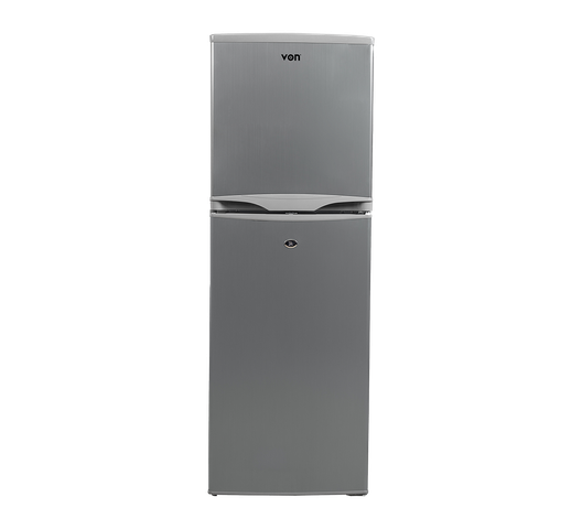 Von VART-22DHS 144L Double Door Refrigerator - Direct cool, 4-star freezer rating