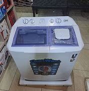 Second image of Mika 10KG Semi-Automatic Twin Tub Washing Machine