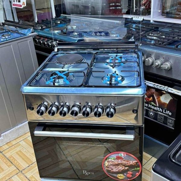 Roch 60X60 3 Gas + 1 Electric oven, Standing Cooker