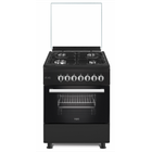 Second image of VON Cooker 4 Gas + Electric oven - VAC6FE40UK Graphite black