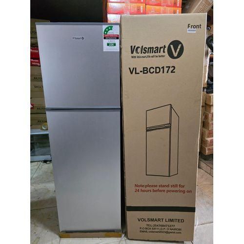 Volsmart 172L Double Door Fridge, Direct Cool Top Mounted Freezer