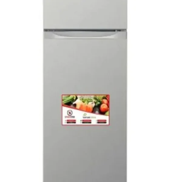 Smart Pro SFR-325-DT-I Double Door Refrigerator, 255L silver